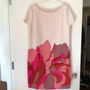 Ann Taylor Loft floral print short sleeve dress